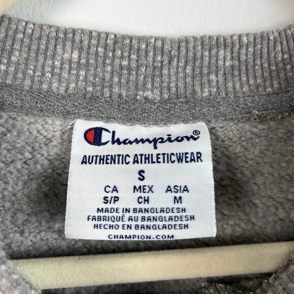 Clemson University Champion Crewneck Sweatshirt Womens S‎ Gray NCAA Athletic - Picture 5 of 8